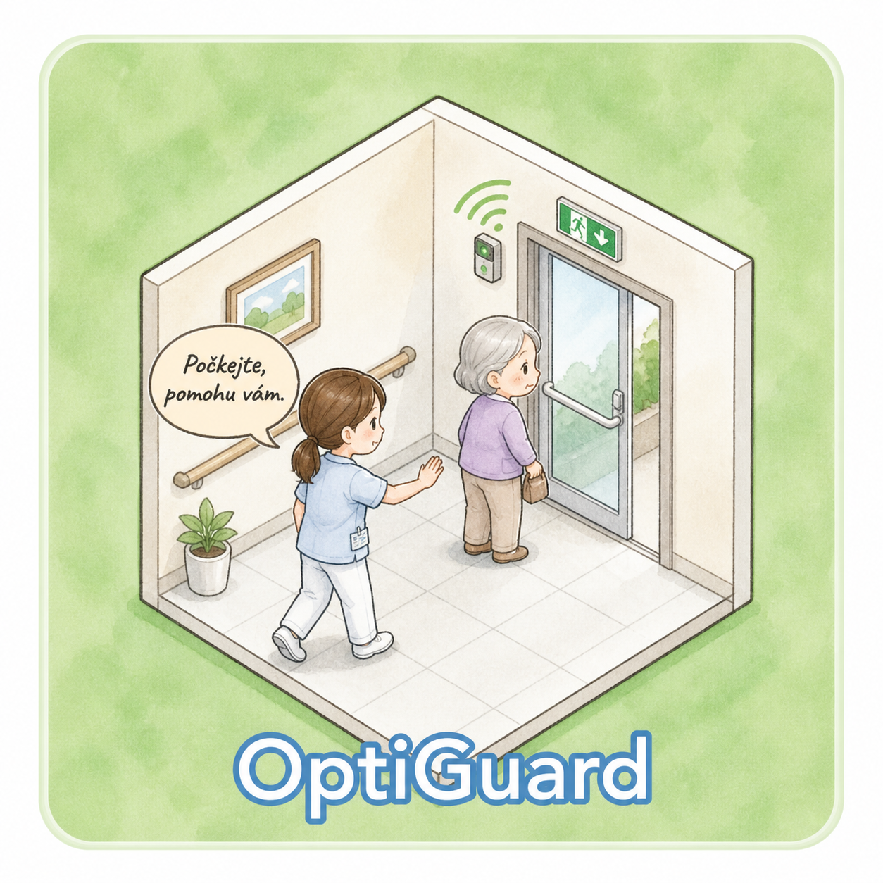 Signalizační pomůcka OptiGuard